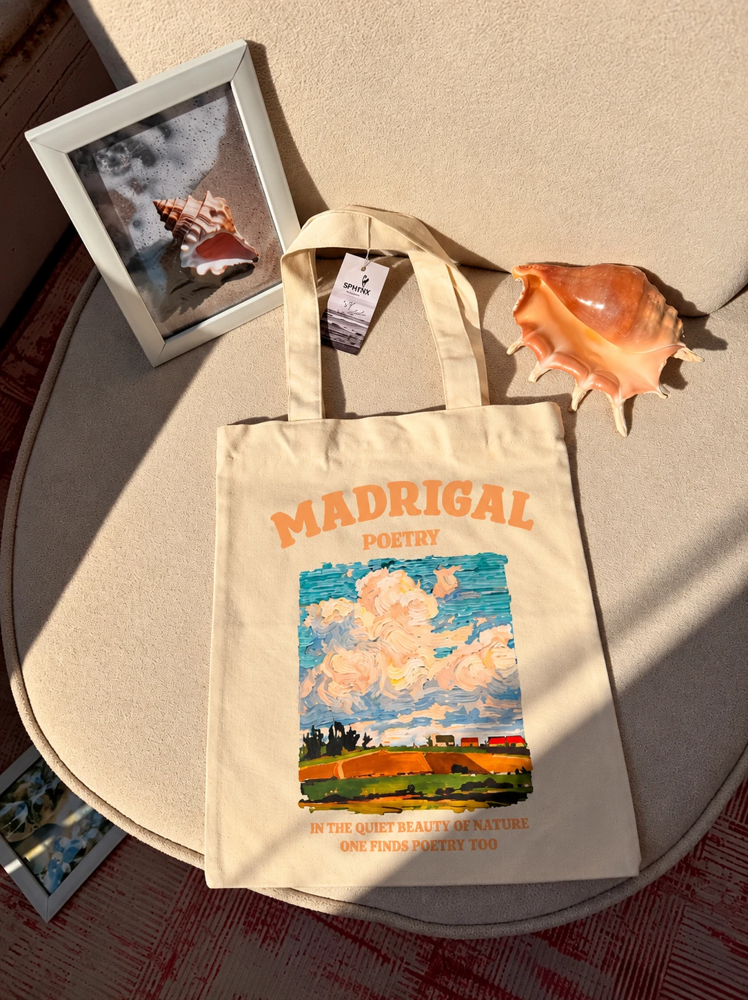 Madrigal Poetry Canvas Tote Bag